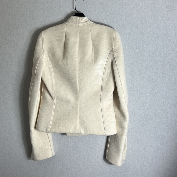 Rick Owens 100% cashmere women luxury jacket coat sz 40 eur 4US ivory new - Picture 4 of 15